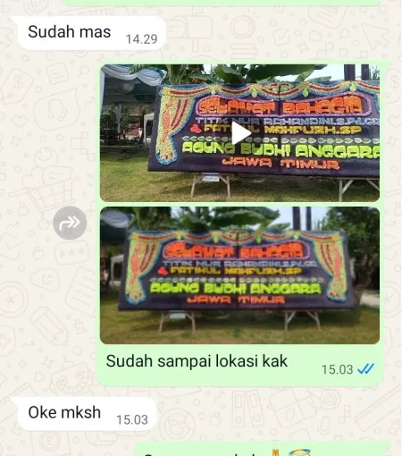 Pengiriman Papan Bunga Margamulya Kedungbanteng